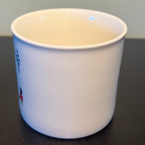 OPALHOUSE Stylish Letter “C” Initial Monogram Alphabet Floral Porcelain Mug ~ - Picture 7 of 12